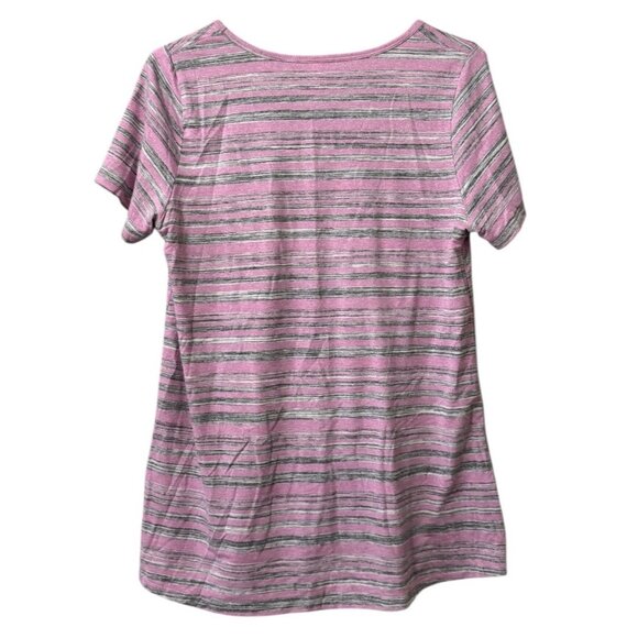 LuLaRoe T Shirt Size Medium Short Sleeve Stretch Casual Teacher Colorful City - Picture 2 of 9